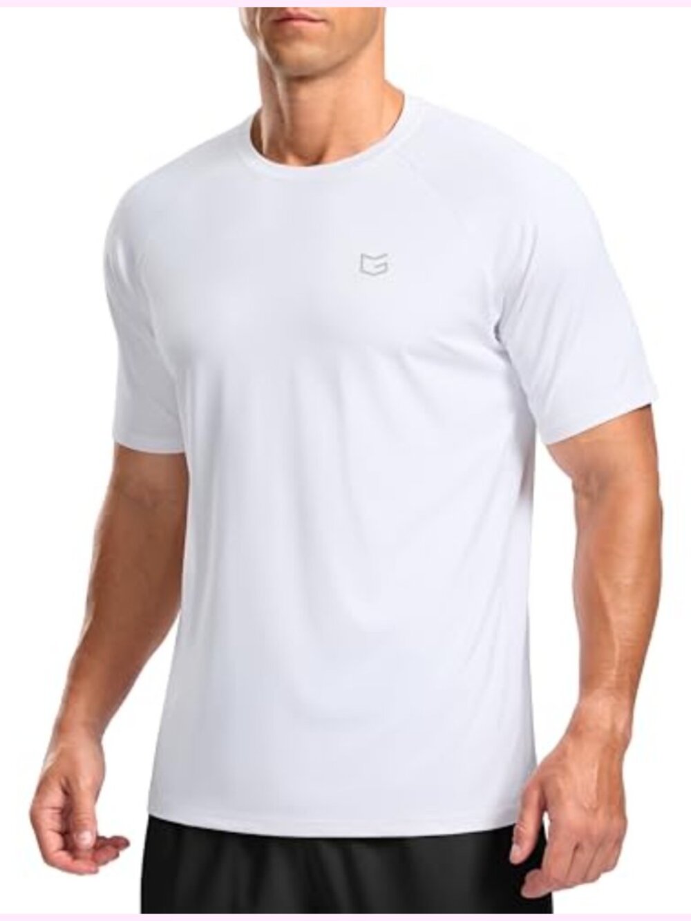 Men's Athletic Workout T-Shirts Moisture Wicking Running Shirts UPF 50+
